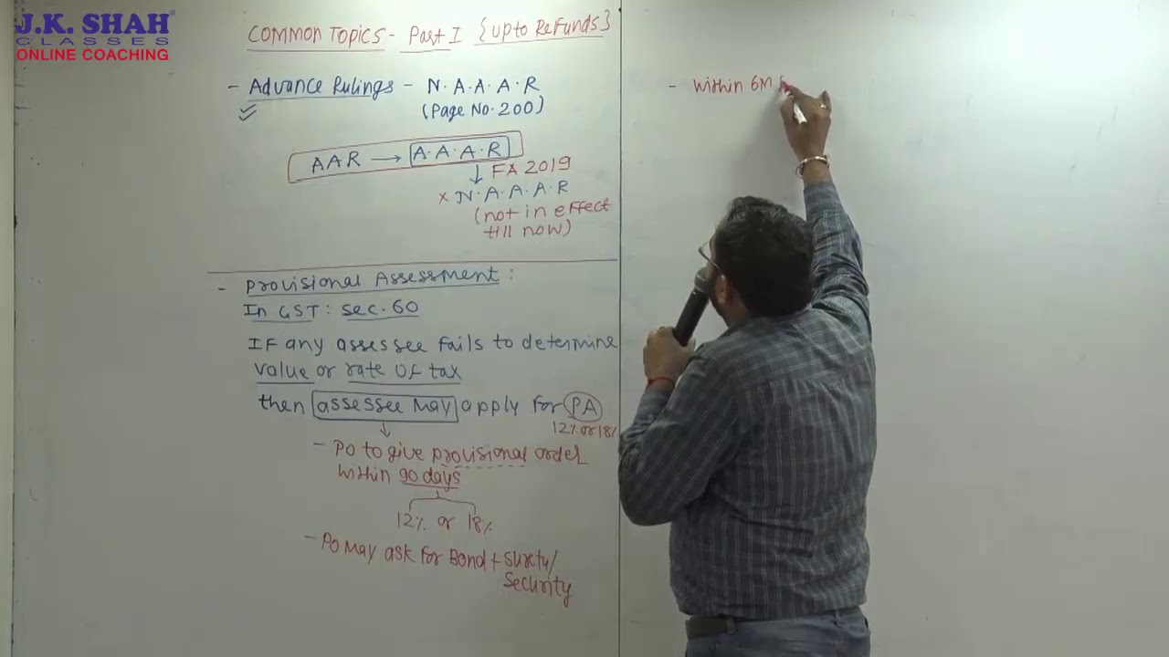 CA Final - Update - May 2020 -Common Topics