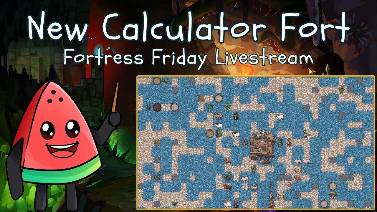 New Calculator Fort | Dwarf Fortress Livestream