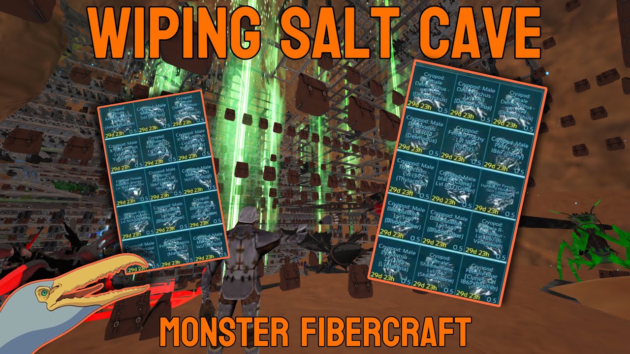 Wiping Salt Cave | Monster Fibercraft 