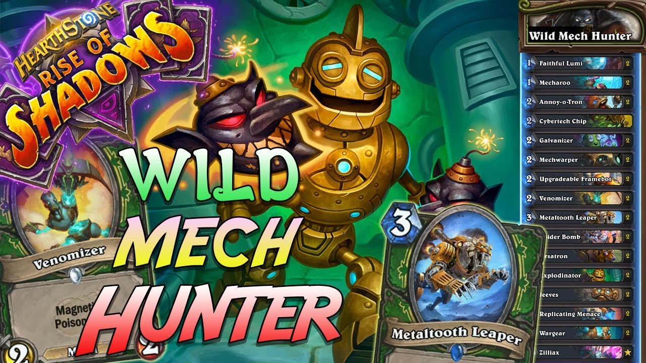 Wild Aggro Mech Hunter Deck | Rise of Shadows | Hearthstone