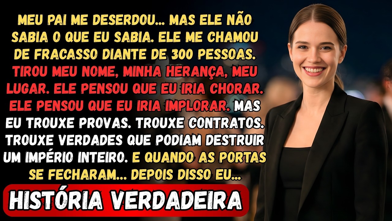 Meu Pai Me Deserdou... Mas Ele Não Sabia O Que Eu Sabia — Depois Disso Eu...