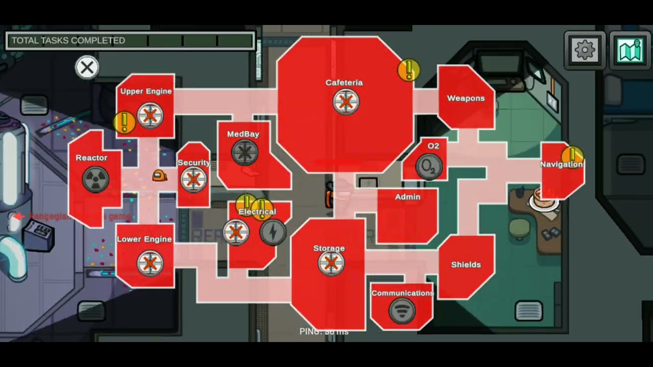 among imposter and crewmate run