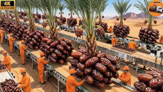 Inside USA’s Famous Date Factory | From Desert Farms to Packaged Dates Full Process