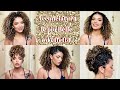 5 ACCONCIATURE ELEGANTI, DELICATE E FACILI PER CAPELLI RICCI - MEDIO E CORTI