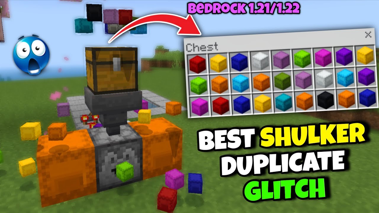 BEST SHULKER DUPLICATION GLITCH For Minecraft Bedrock Edition 1.21 And Pocket Edition -Actually Work