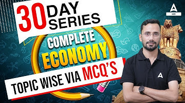Complete Economy Topic wise via MCQs. | UPSC Preparation Online Classes | By Kalam Sir