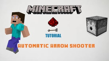Minecraft Redstone Tutorial// Automatic arrow shooter