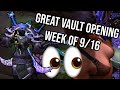GREAT VAULT OPENING WEEK OF 9/16 (3 Characters) | World of Warcraft: TWW Season 3