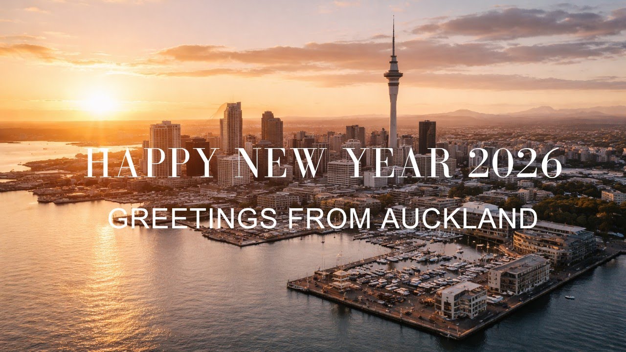 Happy New Year 2026 from Auckland, New Zealand - YouTube