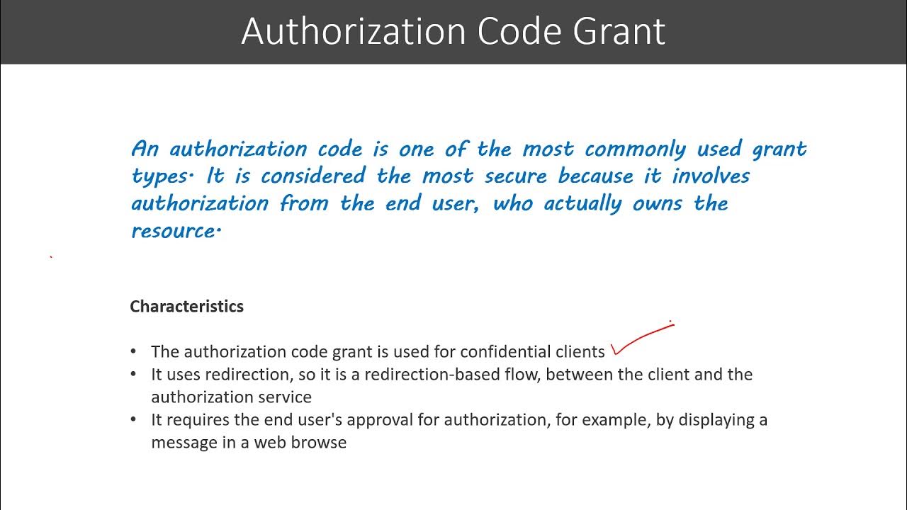 13 Authorization Code Grant Type - YouTube