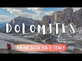 ITALY - Dolomites: Hiking Alta Via 1