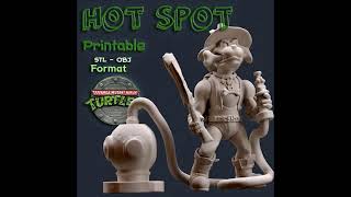 TMNT HOT SPOT Printable 3D print model