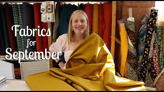 Fabric and Sewing Patterns for September