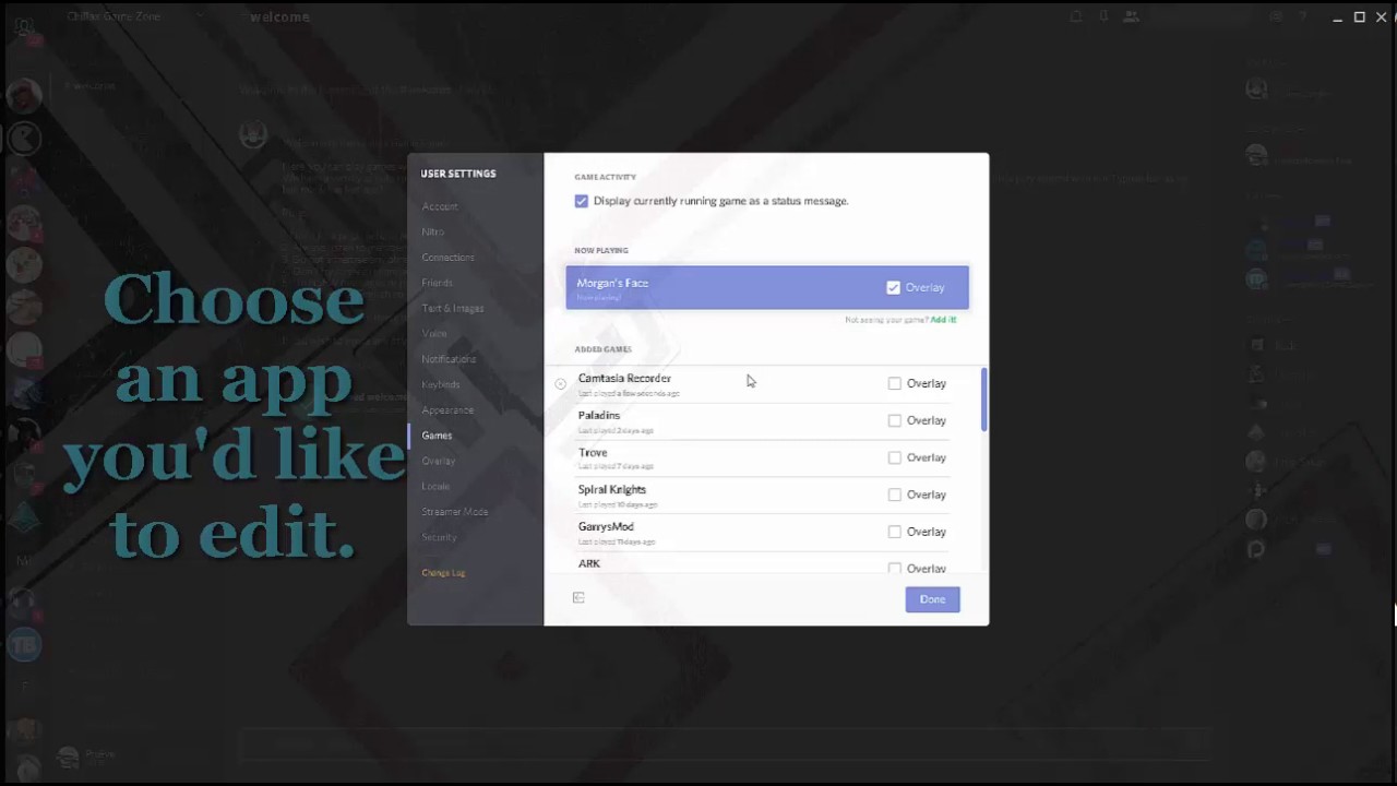 How To Change What Game You're Playing On Discord - YouTube