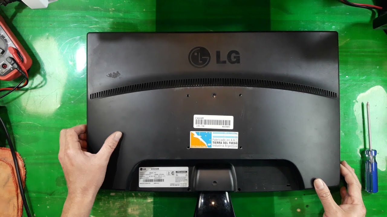 rescate monitor LG 22 pulgadas - YouTube