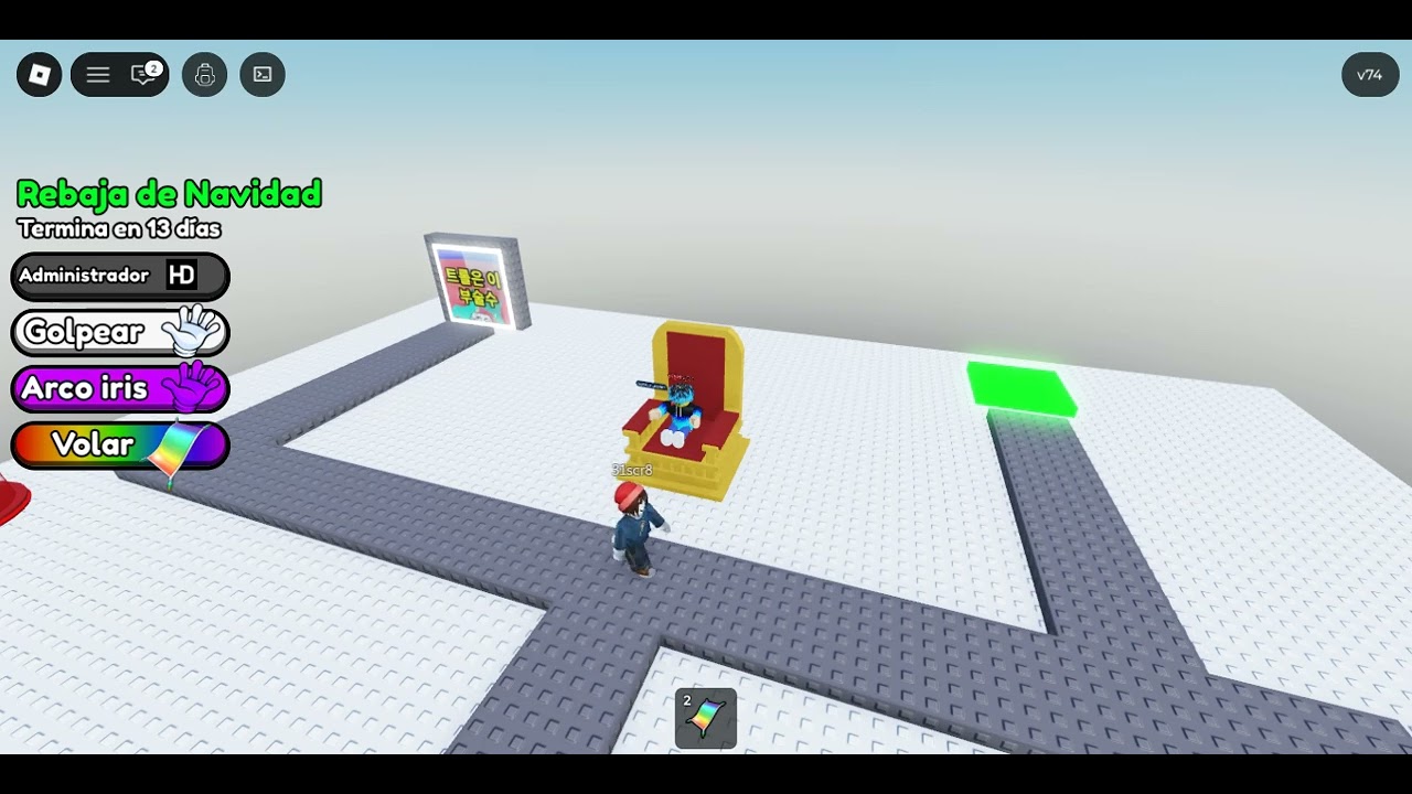 hoy jugaremos a un obby troll