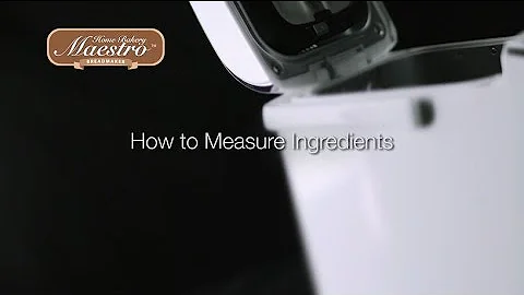 How to Measure Ingredients