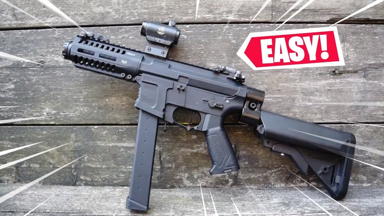 CHEAP & EASY Airsoft DROP STOCK 1 minute (Very Cursed) YouTube