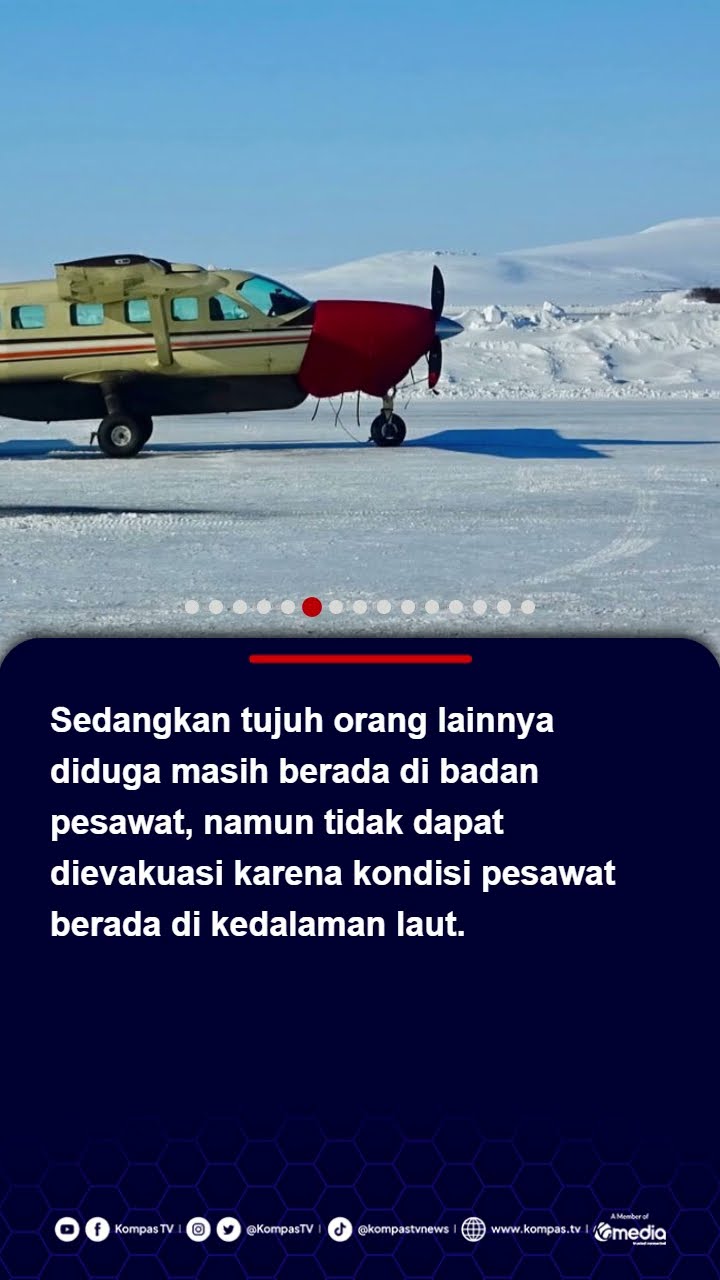 Pesawat yang Hilang di Alaska Ditemukan di Laut Es, Seluruh Penumpang Tewas #pesawathilang #alaska