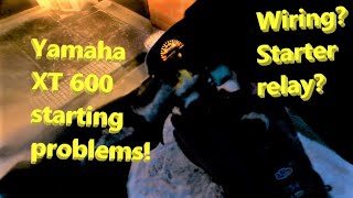 Yamaha XT 600 Starting problems