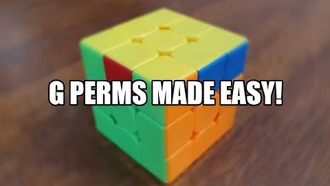 G Perms Made Easy! Full PLL Tutorial: Ga, Gb, Gc & Gd, Recognition & Execution + AUF!