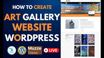 How to Create an Artist Website with WordPress | Art Gallery & Museum Website  - Quick & Easy!