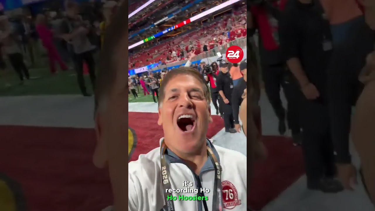 Mark Cuban in the House Reppin’ the Hoosiers 🔴