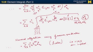 10.09. Element Integrals (Part 1)