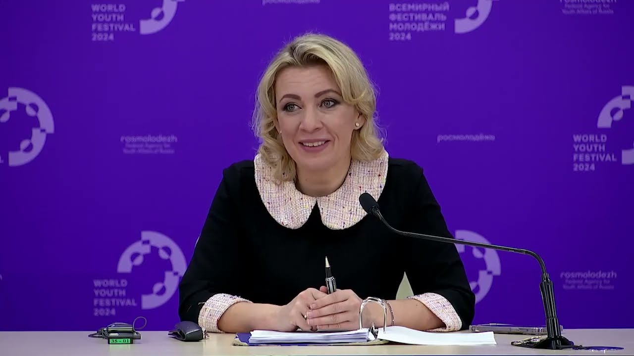 Брифинг М.Захаровой, Сочи, 6 марта 2024 года