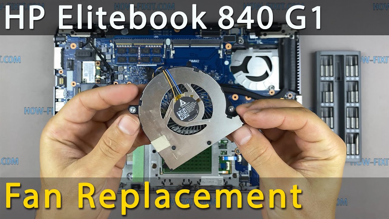 nærme sig komfortabel fra nu af HP Elitebook 840 G1 Fan Replacement - YouTube