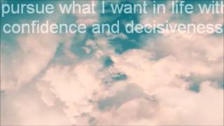 Become More Persistent Positive Affirmations Video