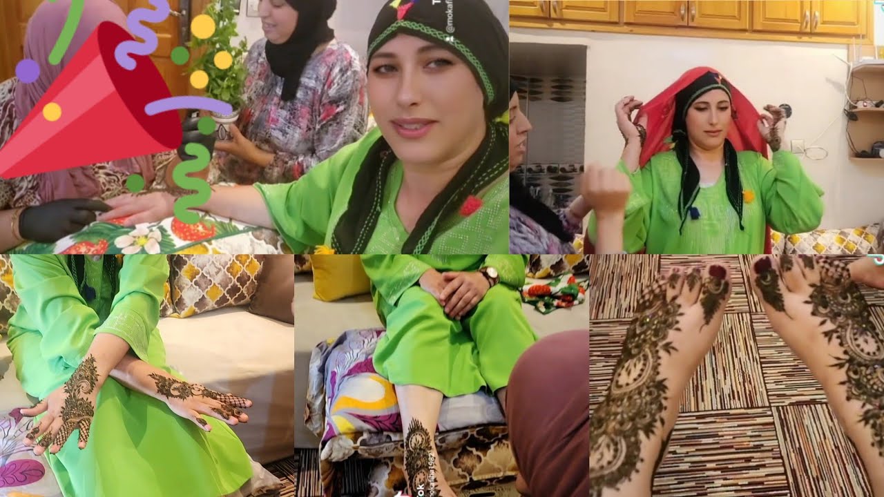 عادوغاظي نعيش حياتي ونعوض لي ضاع 🥳وخا مطلقة من حقي نفرح براسي لولاد كبرو 🥰نهاري ليوم ليلة الحناء