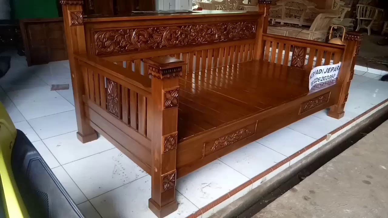 Sofa minimalis jati paling nyaman paling murah bale bale jati ukir jepara YouTube