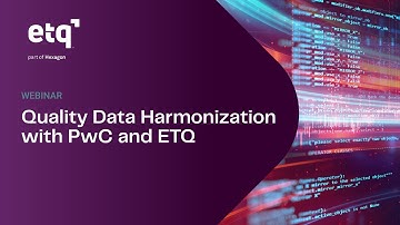 Harmonizing Quality Data Drives Continuous Improvement