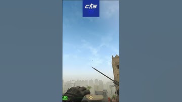 CS2 MIRAGE - Giant smoke for  window on B site from T spawn!  #cs2 #shorts