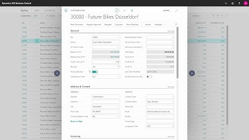 Freq used fields & Calc fields on Customers relevant for Sales Depart -Dynamics 365 Business Central