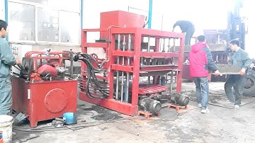 QT4 20 automatic hydraulic blocks and concrete interlocking brick making machine