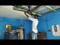 how to make false ceiling at home.    aluminium fabrication konni,pathanamthitta