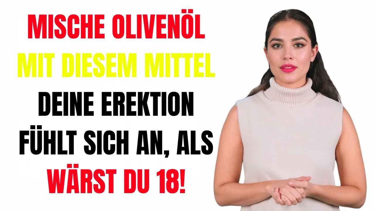 Urologe: Gib DAS ins Olivenöl vor dem Schlaf – Testosteron steigt rasant!