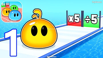 Slime Run Race - Gameplay Walkthrough Part 1 - Android Gameplay