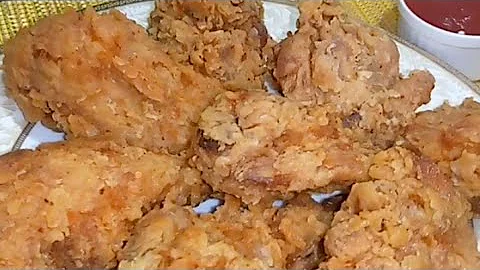 Fried chicken recipe//Extra crispy fried chicken recipe// by passion of cooking