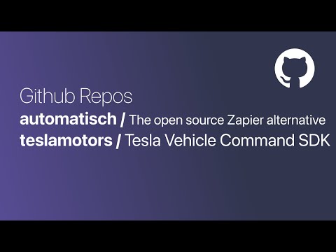 Github Repo - automatisch - The open source Zapier alternative - Tesla Vehicle Command SDK