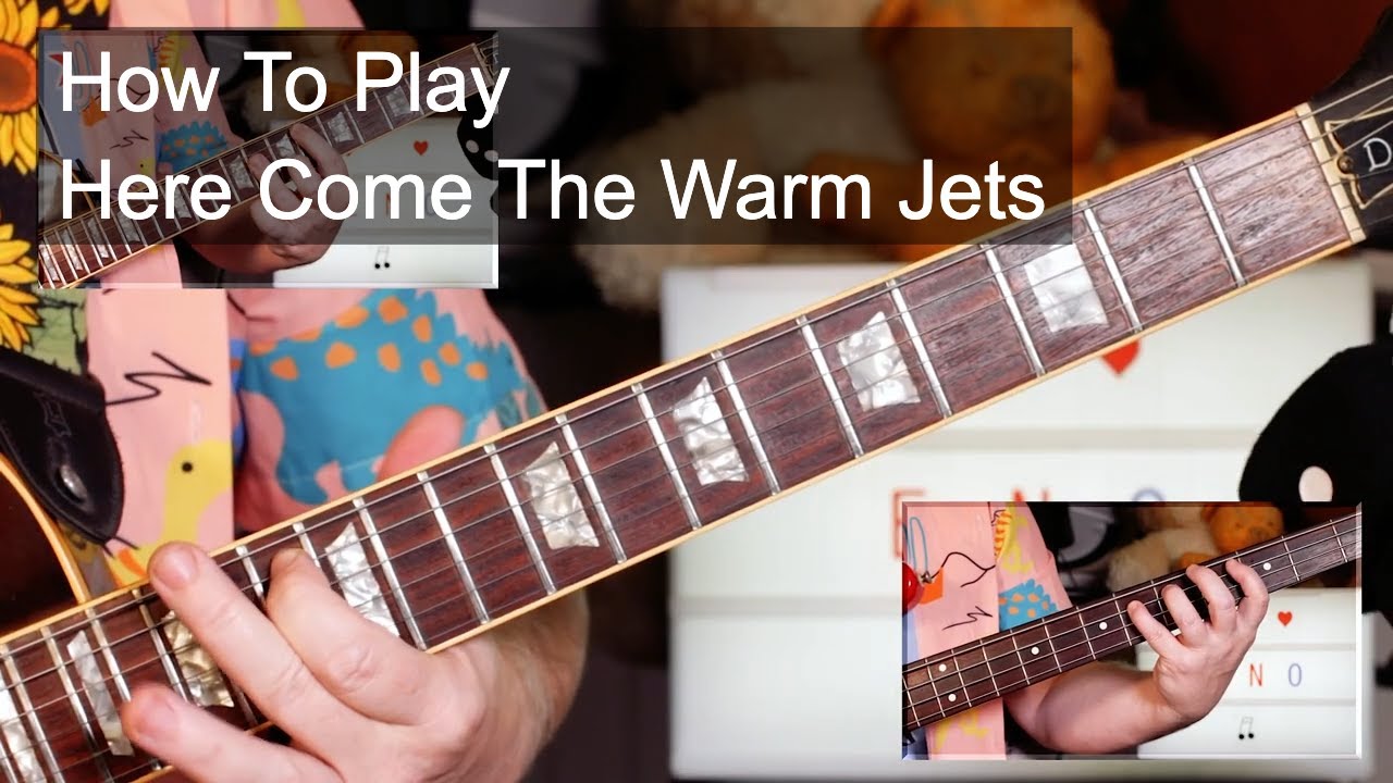 'Here Come The Warm Jets' Brian Eno Guitar & Bass Lesson YouTube