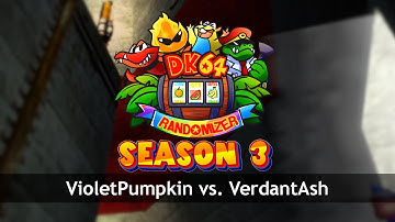 DK64 Randomizer | S3 Tournament Losers Round 4 | VioletPumpkin vs VerdantAsh