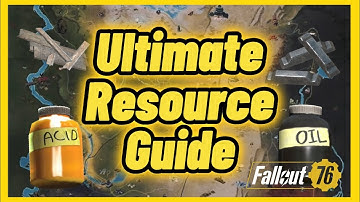 Ultimate Resource Guide! - Fallout 76 - Most Efficient Resource Farming Guide!