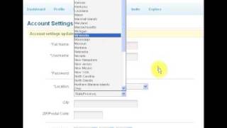 Stateprovince Ajax Drop Down