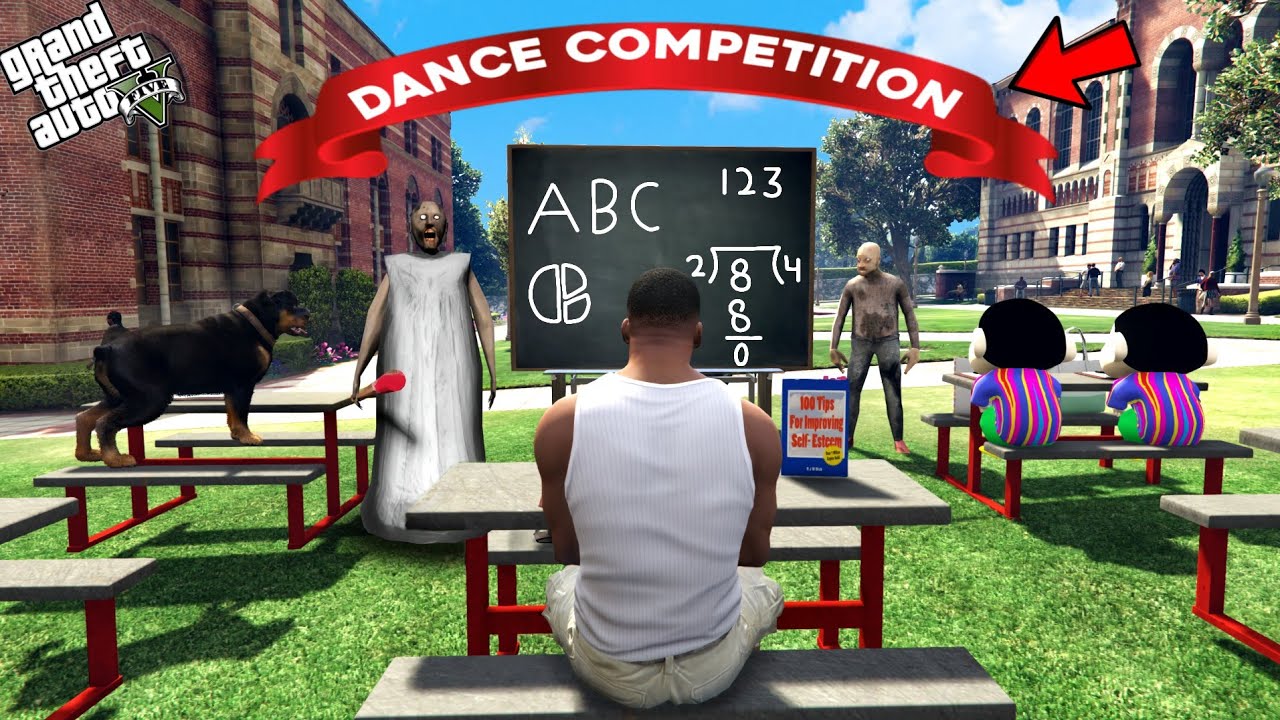 Franklin And Shinchan Will Participate In School  Dance Competition  || SHINCHAN & CHOP