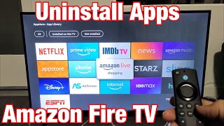 Amazon Fire TV: How to Delete / Uninstall Apps (or Remove from Cloud) screenshot 5