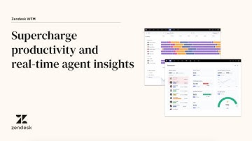 Supercharge productivity and real-time agent insights with Zendesk WFM