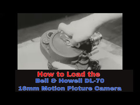 Appareil photo cinéma 16 mm Bell & Howell Filmo 70A avec objectif Cooke 1 pouce